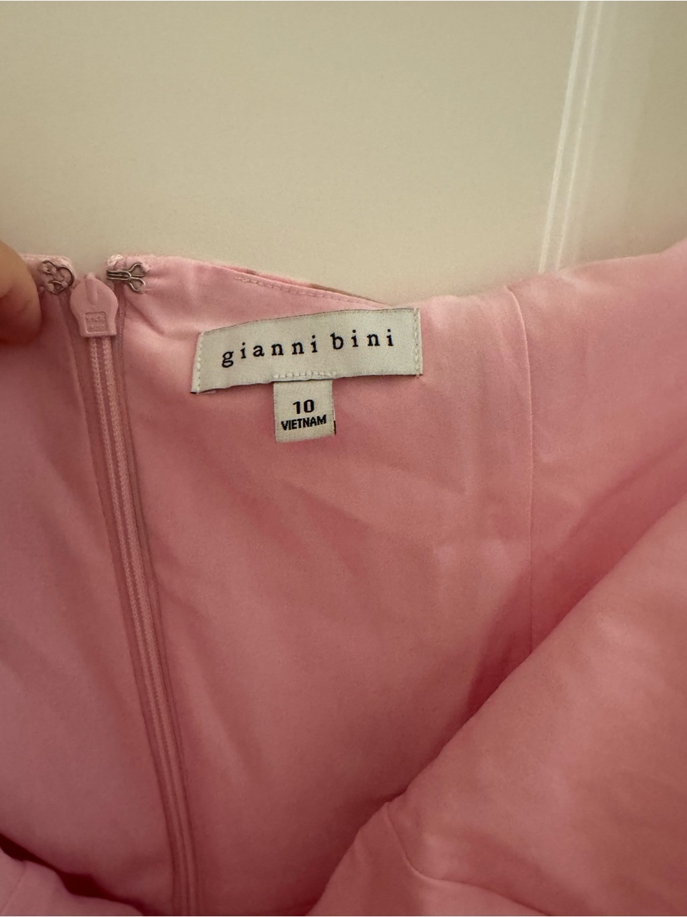 Gianni Bini Pink Floral Dress with Ruffle Hem - Picture 2 of 4